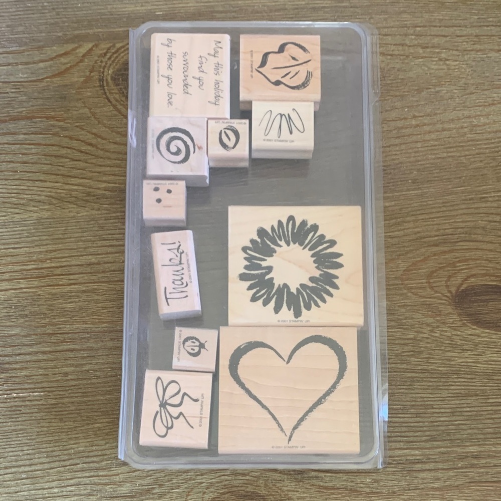 Stampin’ Up! Rubber Stamp Set Sketch It Set of 11